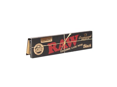 RAW RAW | Black Connoisseur King Size Slim rolling paper - Bronx Joint ...